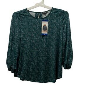 Women's Long Sleeve Top, Adrianna Papell,XXL,Green, NWT